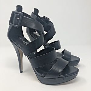 Rock & Republic Black Orson Platform Stilettos